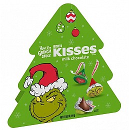  Шоколад Hershey's KISSES Grinch Milk Chocolate Christmas Candy 184 g