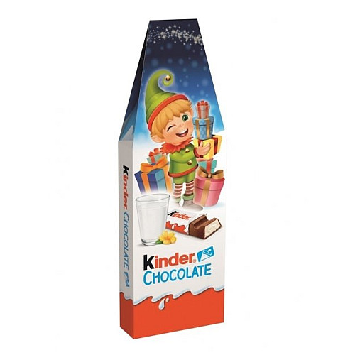 Новогодний набор Kinder Chocolate Эльф 16 батончиков 200г