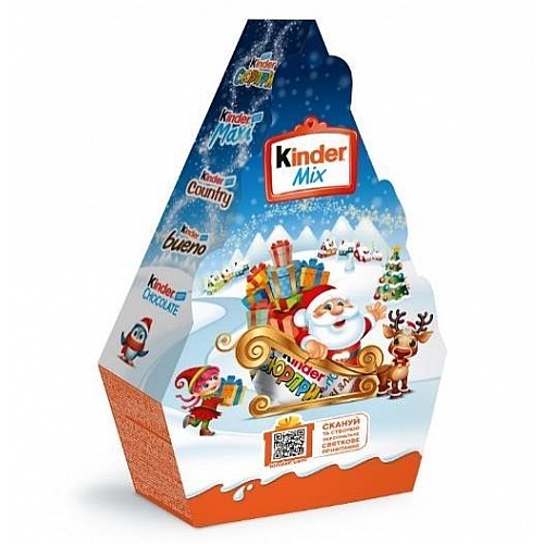 Подарунок новорічний Kinder Mix Будиночок 199,5 р