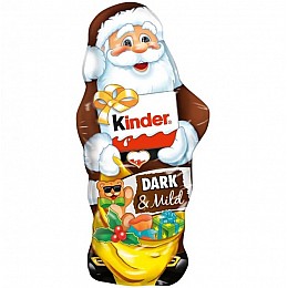 Шоколадный дед мороз Kinder Dark & Mild 110g