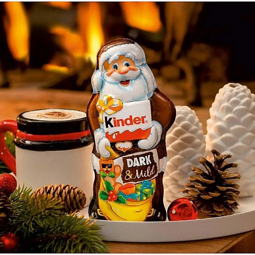 Шоколадный дед мороз Kinder Dark & Mild 110g