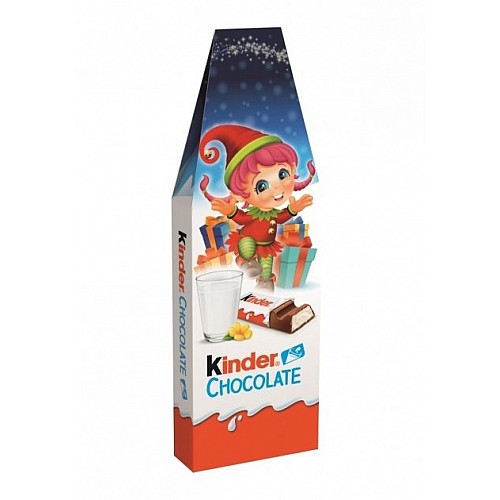 Новогодний набор Kinder Chocolate Эльфиня 16 батончиков 200г