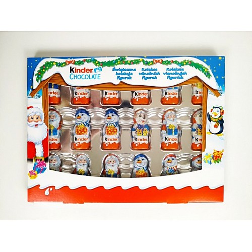 Колекція новорічних фігурок Kinder Chocolate 153г (Італія)