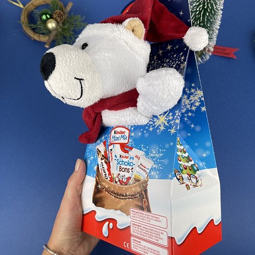 Новогодний набор Kinder сладости с игрушкой Медведь Энно 133 г