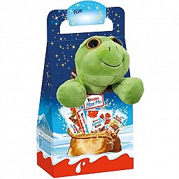 Праздничный набор Kinder Maxi Mix с мягкой игрушкой Черепаха Микс сладостей