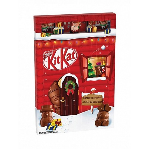 Адвент календар KitKat Advent Calendar із шоколадними фігурками 208г