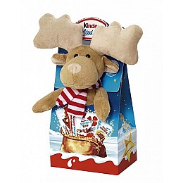  Новорічний набір солодощів з іграшкою Kinder Maxi Mix Різдвяний лось 133г
