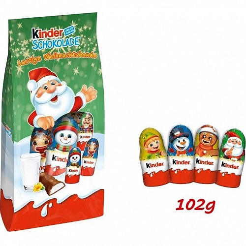 Новорічний набір Kinder Schokolade Lustige Weihnachtsbande 102g