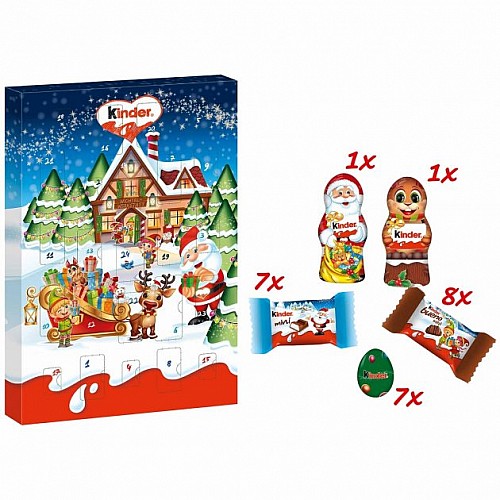 Адвент Календарь Kinder Mini Mix Advent Calendar 150 г