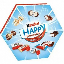 Новогодний набор подарок Kinder Happy Moments Mini Mix 161g