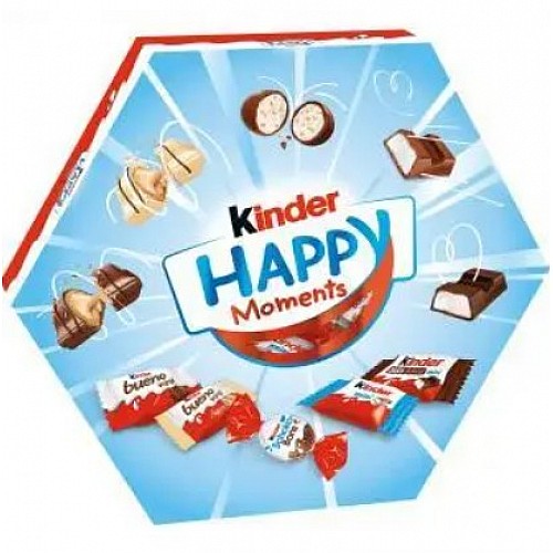 Новогодний набор подарок Kinder Happy Moments Mini Mix 161g