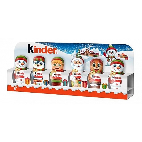Набір новорічна шоколадна фігура Kinder, 90г
