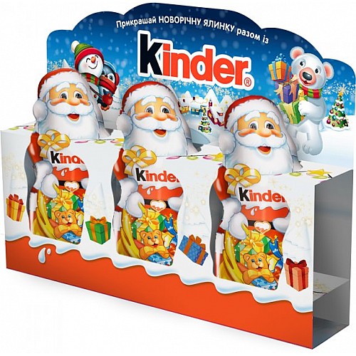 Набір новорічних фігурок Kinder 3 х 15 г