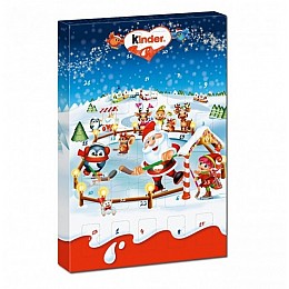 Адвент календарь Kinder Санта на коньках со сладостями 152г