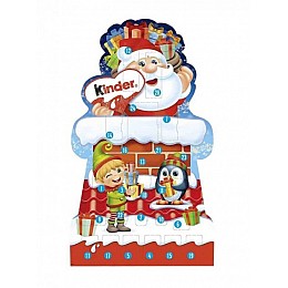  Адвент календар Kinder Mix Санта з шоколадними солодощами 203г