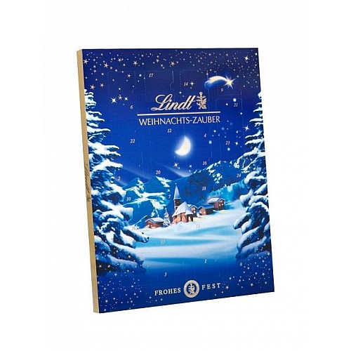 Адвент календарь с конфетами Lindt Зимняя ночь в Альпах 265г