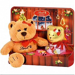 Подарунковий набір Lindt Teddy Girl з м'якою іграшкою дівчинка 100g