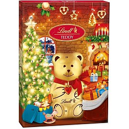Адвент-календарь Lindt Рождественский мишка Тедди 172 г