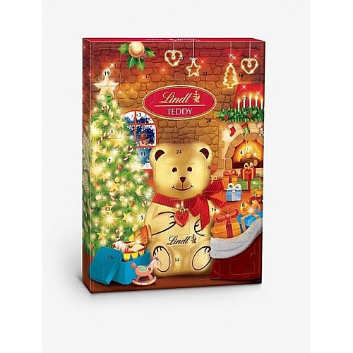 Адвент календарь Lindt Рождественский мишка Тедди 170г