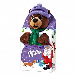  Новорічний набір солодощів Milka Magic Mix з м'якою іграшкою Ведмедик 96 г