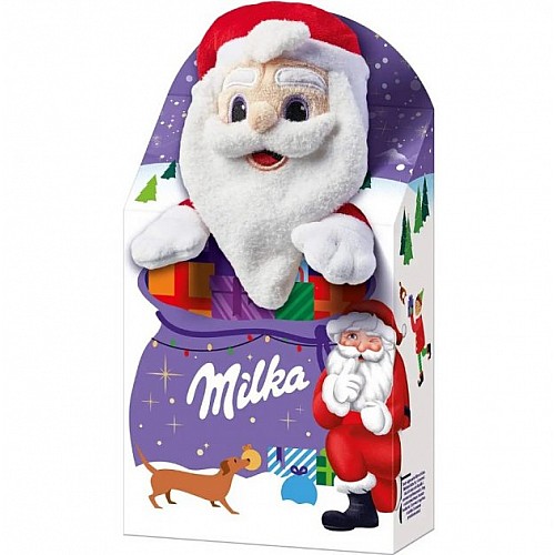 Новорічний подарунок з іграшкою Milka Magic Mix Дід Мороз 96g