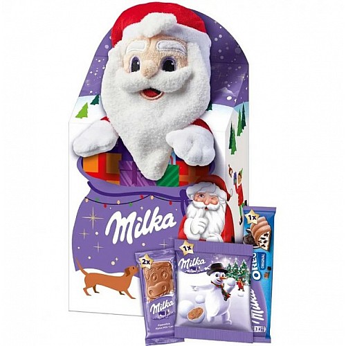 Новорічний подарунок з іграшкою Milka Magic Mix Дід Мороз 96g