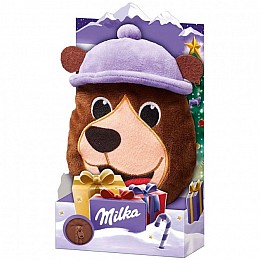 Новогодний набор сладостей Milka с мягкой игрушкой Медвежонок 98 г