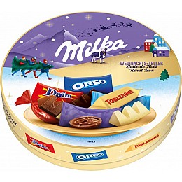  Набір Milka Шоколадні цукерки + Шоколад 8 смаків 196 г
