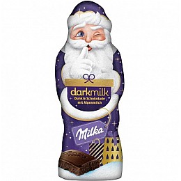 Шоколадный Milka Дед Мороз темное молоко 100 g