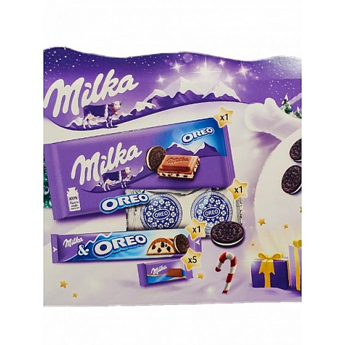 Новогодний набор MILKA OREO BOX 182 г