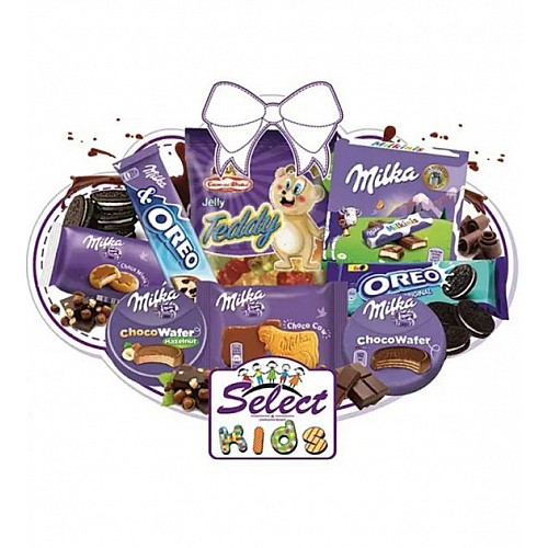 Новорічний солодкий набір Milka Select Kids 360 g