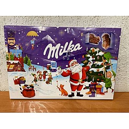 Адвент календарь шоколадный новогодний Milka Милка вес 200 г