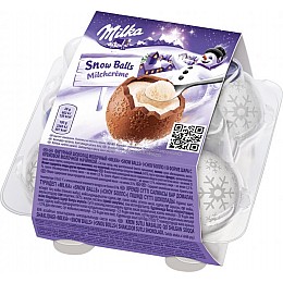 Шоколад Milka Snow balls 112 г
