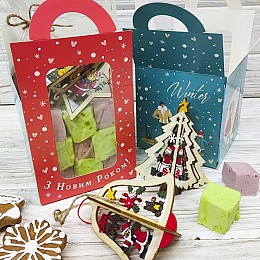 Новогодний подарочный набор Перша Цукерня Слобожанщины "Праздничное конфетти"
