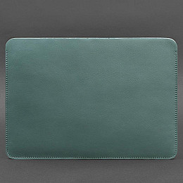 Кожаный чехол Up для MacBook 13'' (бирюзовый) кожа Krast