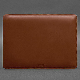 Кожаный чехол Side для MacBook 14'' (светло-коричневый) кожа Crazy Horse