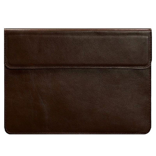 Шкіряний чохол-конверт на магнітах для MacBook 13'' (бордовий) шкіра Krast