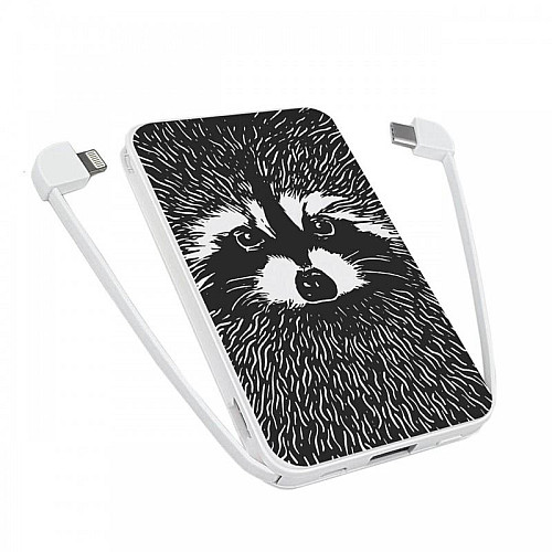 Повербанк (powerbank) Ziz "Єнот" 5000 mAh