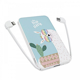 Повербанк (powerbank) Ziz "Сонячна лама" 5000 mAh