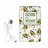 Повербанк (powerbank) Ziz "ЗОЖ and Wine" 5000 mAh