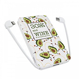 Повербанк (powerbank) Ziz "ЗОЖ and Wine" 5000 mAh