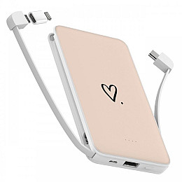 Повербанк (powerbank) Ziz "Сердечко" 10000 mAh