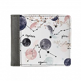 Жіночий гаманець з екошкіри "Планети і сузір'я"