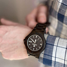 Деревянные наручные часы BlackWood