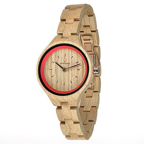 Деревянные женские наручные часы Skinwood Rose