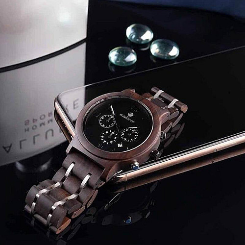 Дерев'яний наручний годинник Skinwood SkyLine