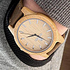 Дерев'яний наручний годинник Skinwood White New