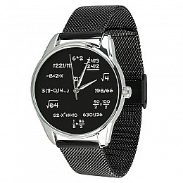 Жіночій металевий наручний годинник ZIZ "Математика"