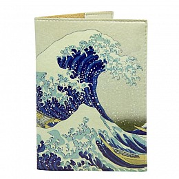 Обкладинка на паспорт "Японська хвиля"