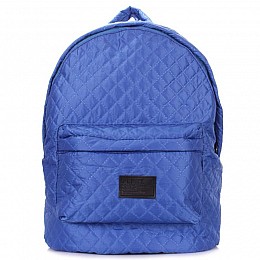 Жіночий стьобаний болоньєвий рюкзак The One (синій)